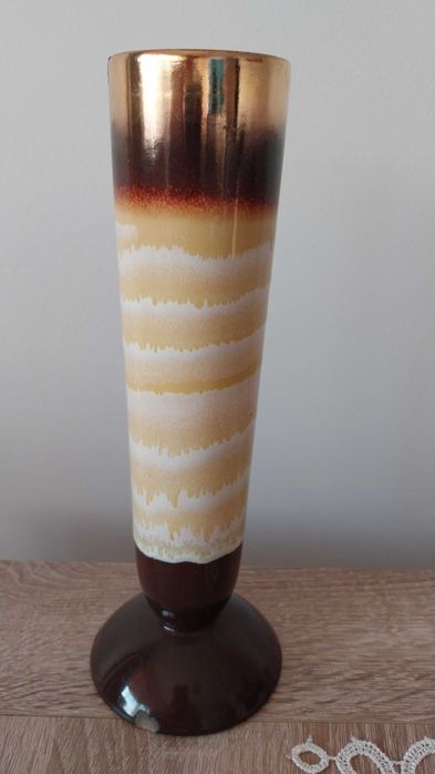 Wazon PRL tygrysek, pręgusek.