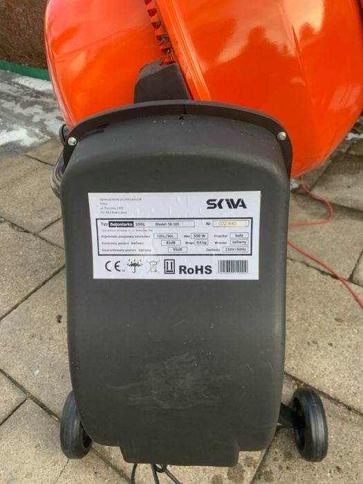 Betoniarka SKIVA SB-100 100L – NOWA