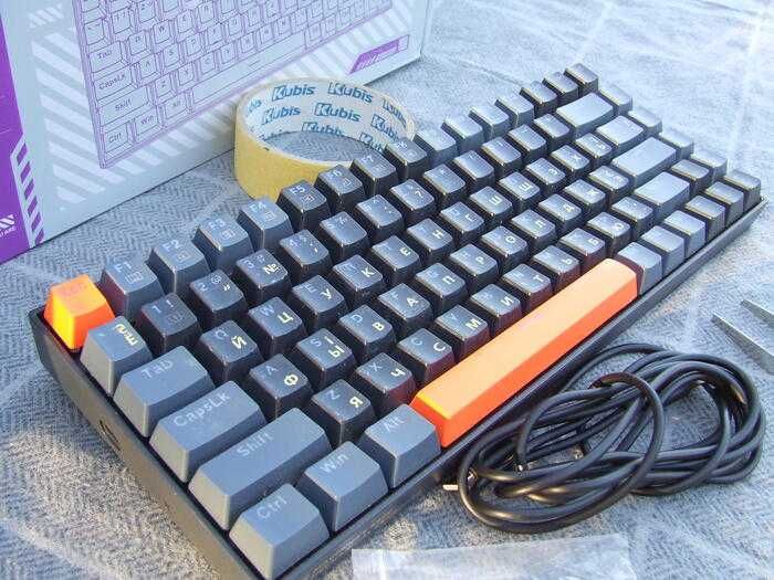 Machenike K500A-B84 75% механічна USB клавіатура/Укр+Eng/Brown switch