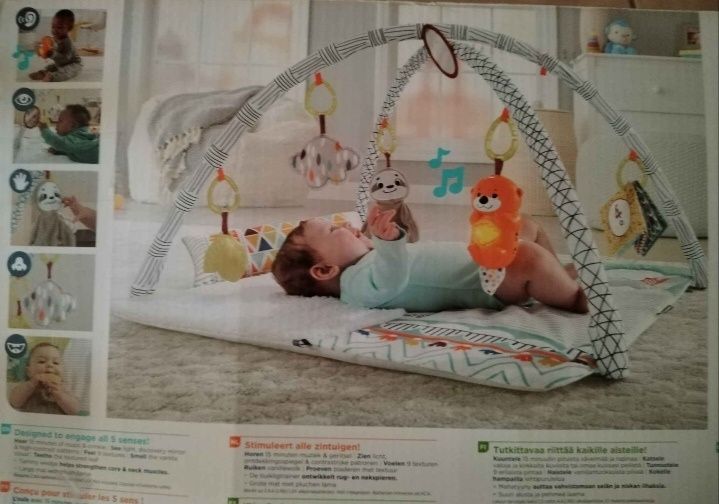 Ginásio para bebé fisherprice deluxe