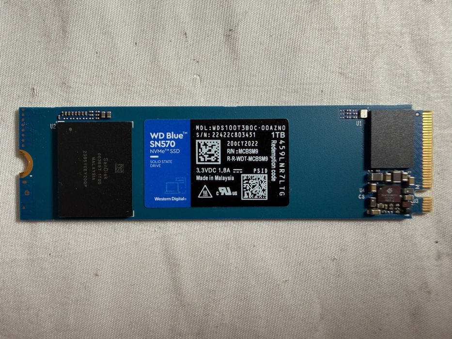 Dysk SSD WD SN570 1TB M.2 PCIe