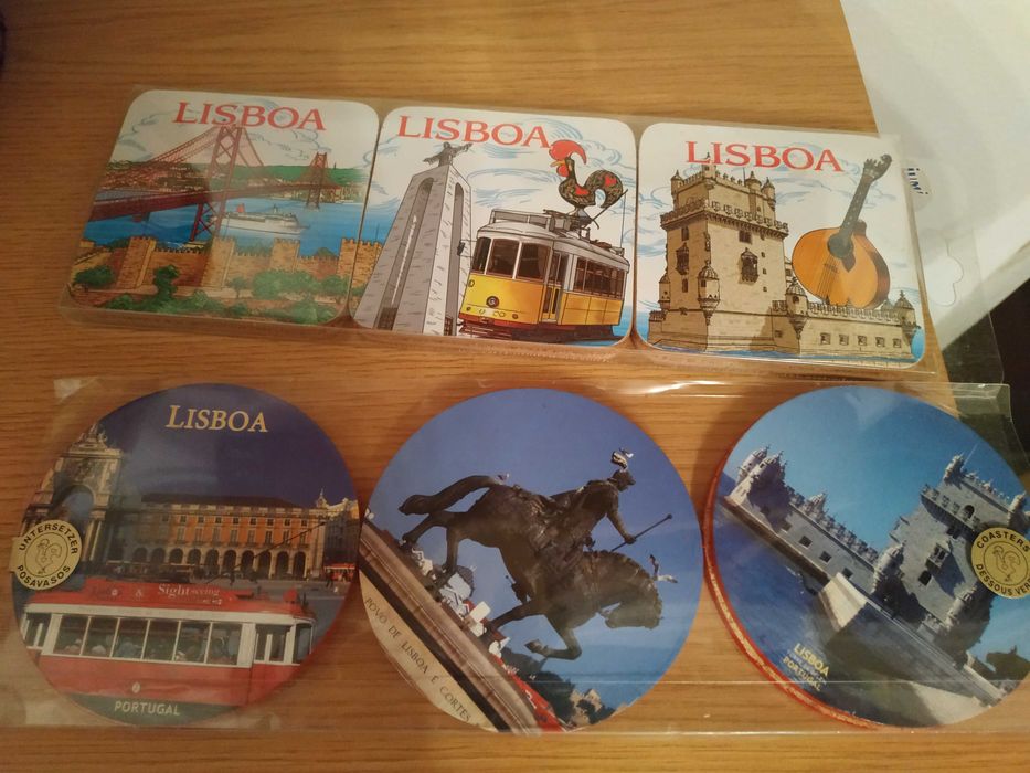 2 Conjuntos de Bases para copos, garrafas - Lisboa