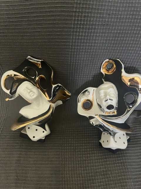 Bustos decorativos em porcelana