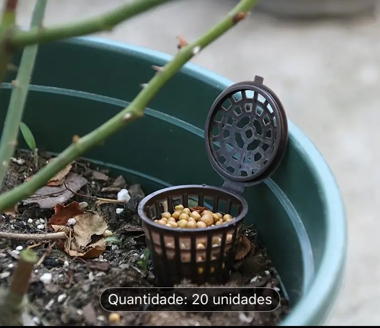 Doseador de libertaçao de fertiizante para orquideas e outras plantas