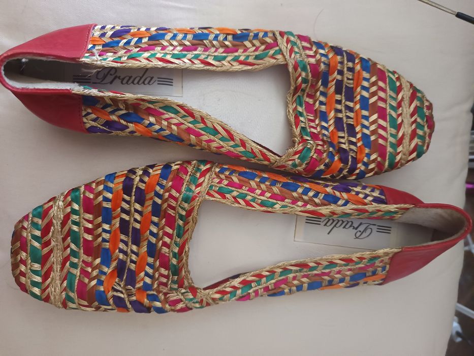Sapatilhas Prada 39 tam multicolor pele