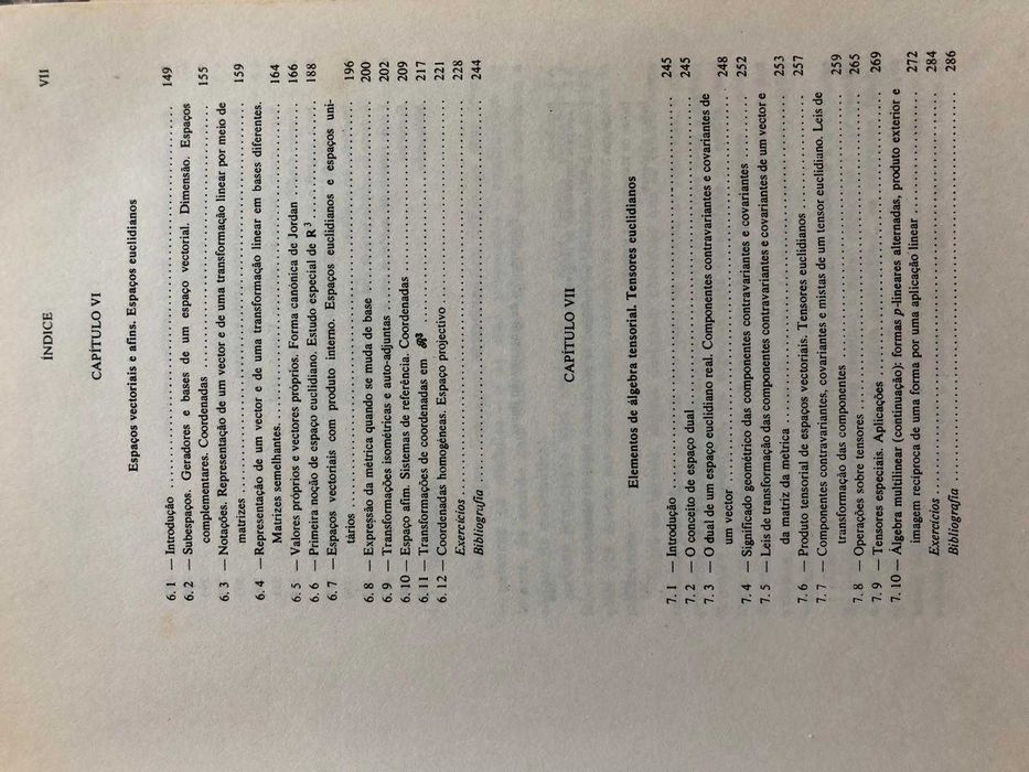 Livro "Introdução à Álgebra Linear e Geometria Analítica", Dias Agudo