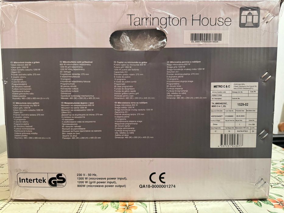 Mikrofala Tarrington House MWD4823GC