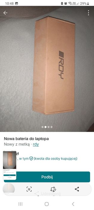 Bateria do laptopa nowa