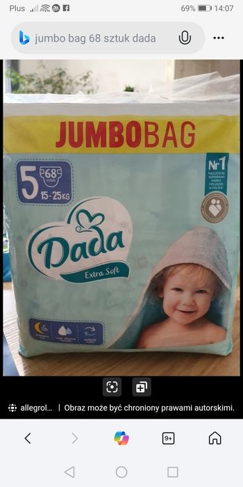 Pampersy jumbo bag 5
