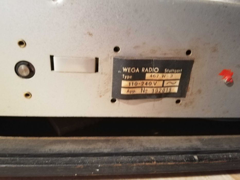 Zabytkowe radio WEGA PRL loft vintage