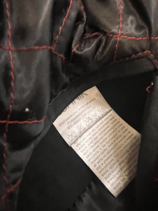 Ochnik kurtka skorzana meska zimowa czarna XXL