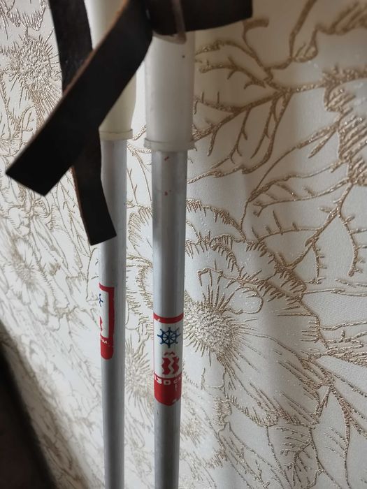 Продам лыжные ботинки и лыжные палки.