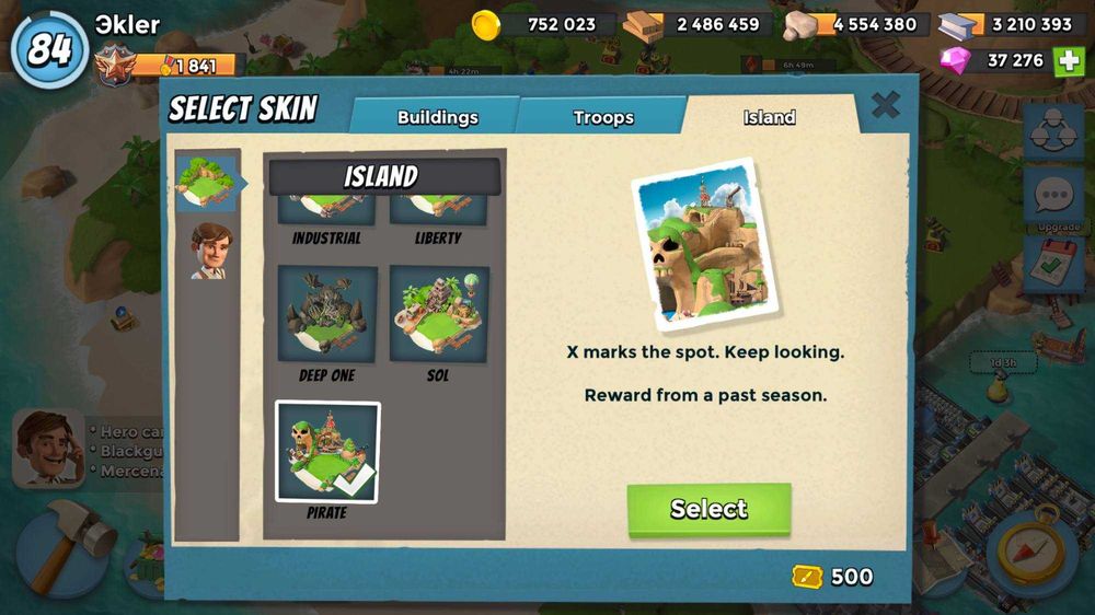 аккаунт Boom Beach максимально прокачений