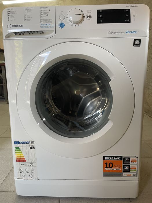 Máquina de lavar roupa 8kg 1400rpm