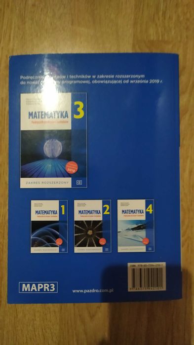 Matematyka 3 podręcznik zakres rozszerzony Pazdro