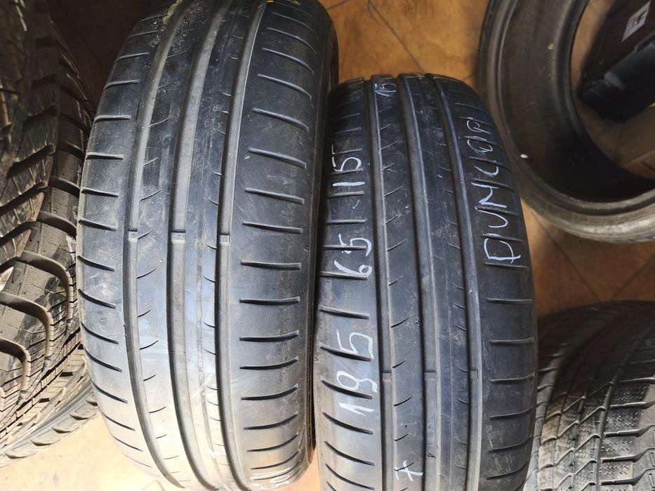 2szt opon letnich 195 65r15 Dunlop Sport blu response