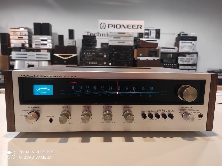 Pioneer SX 525 . Sprawny Amplituner stereo Vintage.