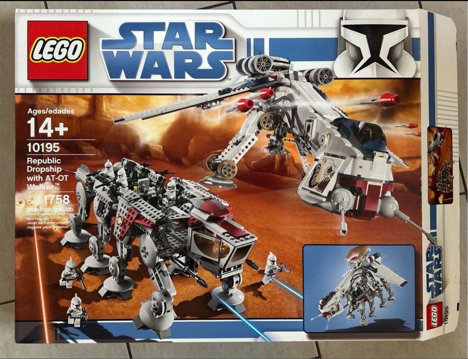 Lego star wars 10195 z pudełkiem i instrukcją!