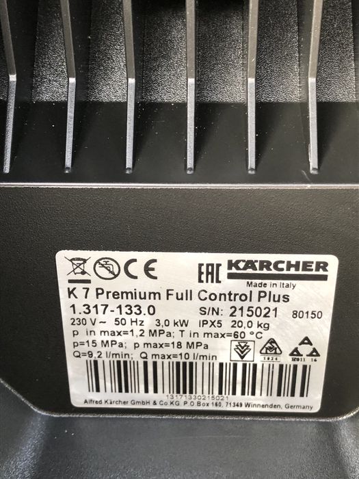 Karcher K 7 Premium Full Control Plus