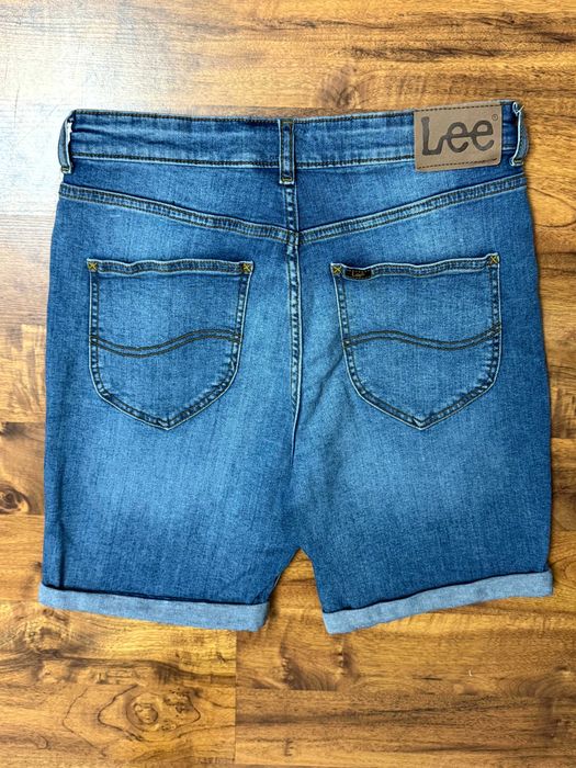 Spodenki jeansowe szorty elastyczne stretch shorts Lee rozmiar S