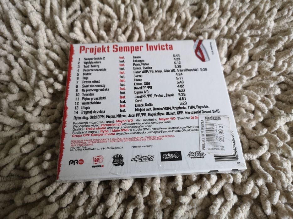 (CD) Projekt Semper Invicta | Lukasyno, Miejski Sort | NOWA W FOLII