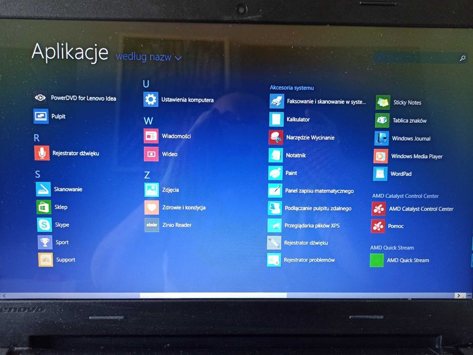 laptop notebook Lenovo 15,6" LED Windows 8,1 Intel Core 4 GB zasilacz