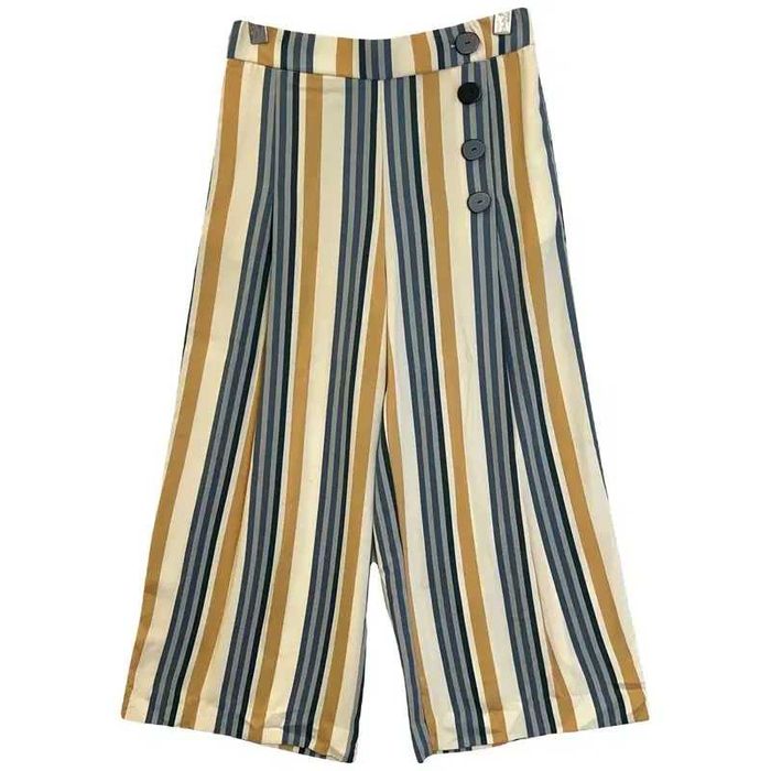 Calças Riscas Zara