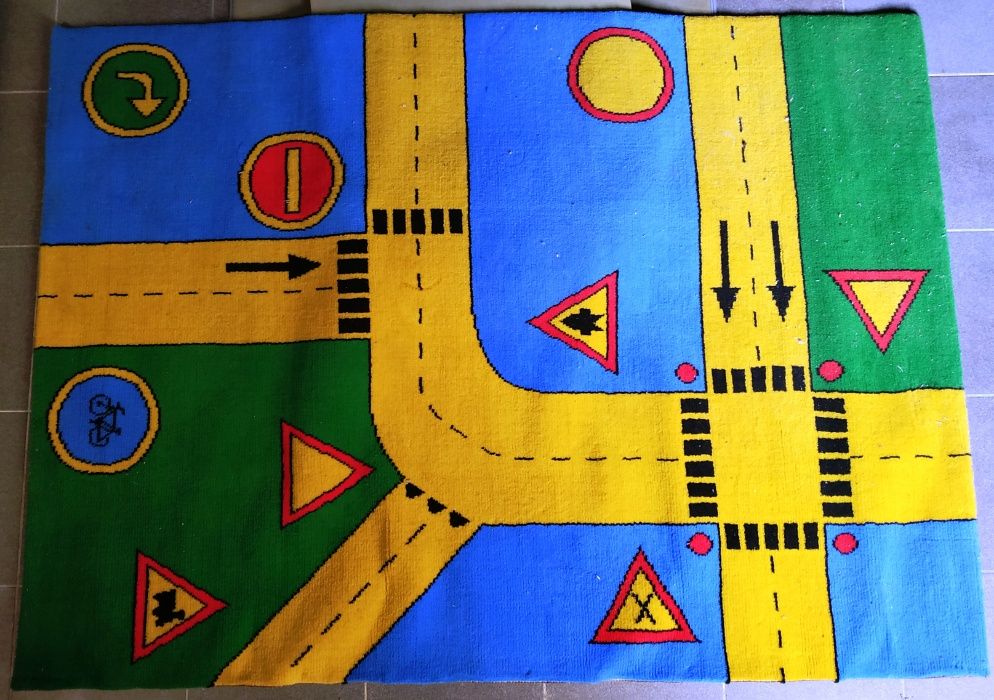 Tapete com motivo "Planta de Cidade"