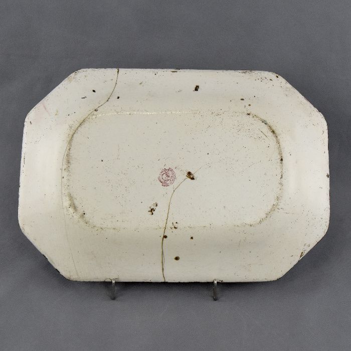 Travessa em Faiança das Devezas? Rosa, Estátua / Cavalinho – 34,5 cm