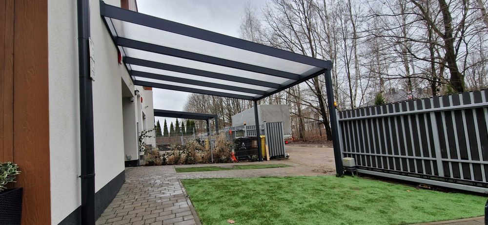 Zadaszenie tarasu poliwęglan 3x4 konstrukcja z aluminium RATY!!!