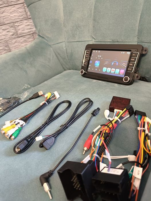 Radio Android 14 Kamera Carplay WiFi Android Auto Passat b6/7 Golf Oc