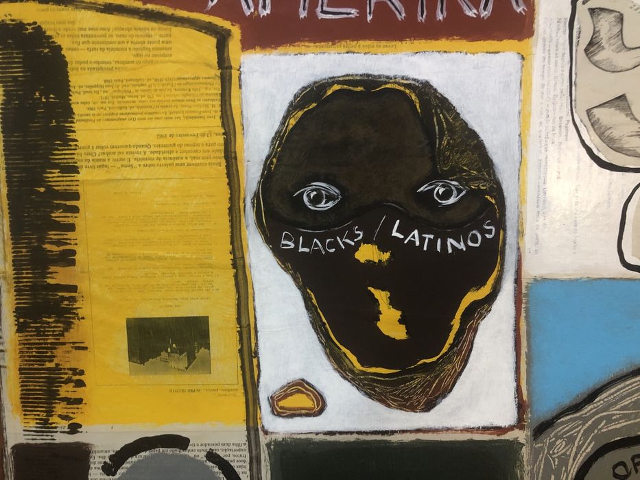 Tecnica mista sobre tela assinado