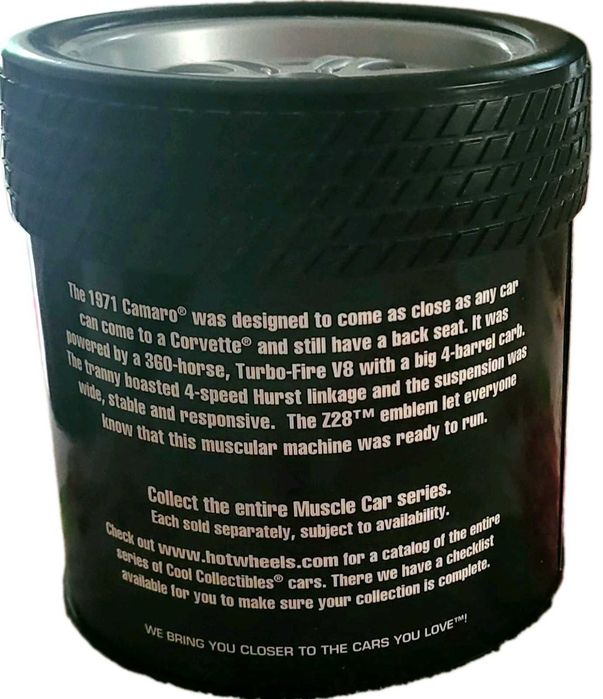 Model Samochodu Hot Wheels Showcase Oil Can Muscle Car Series 1971 Camaro
