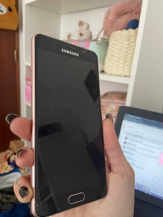Telemovel Samsung A5  ROSA a funcionar desbloqueado rachado atras
