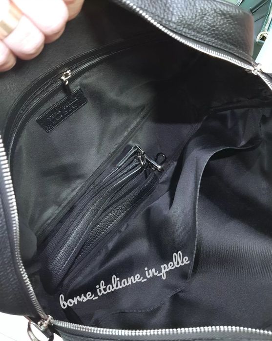 Чоловічий італійський портфель із натуральної шкіри