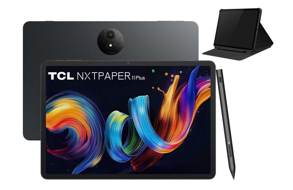 Tablet TCL NXTPAPER 11 Plus 11.5" 8/256 GB Wi-Fi szary + etui + rysik