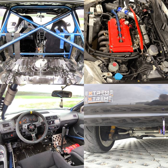Honda Civic VI - B18C4 l Szpera l Klatka l Track Day l Time Attack l ...