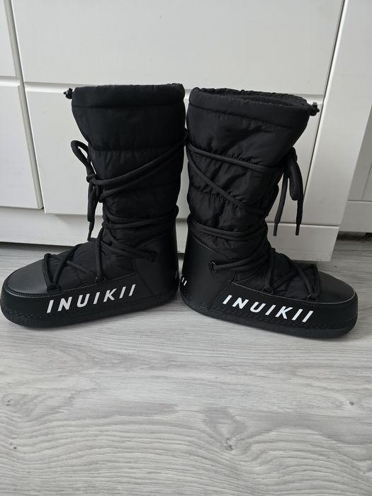Śniegowce Inuikii Moutain Boot High Black 41 czarne