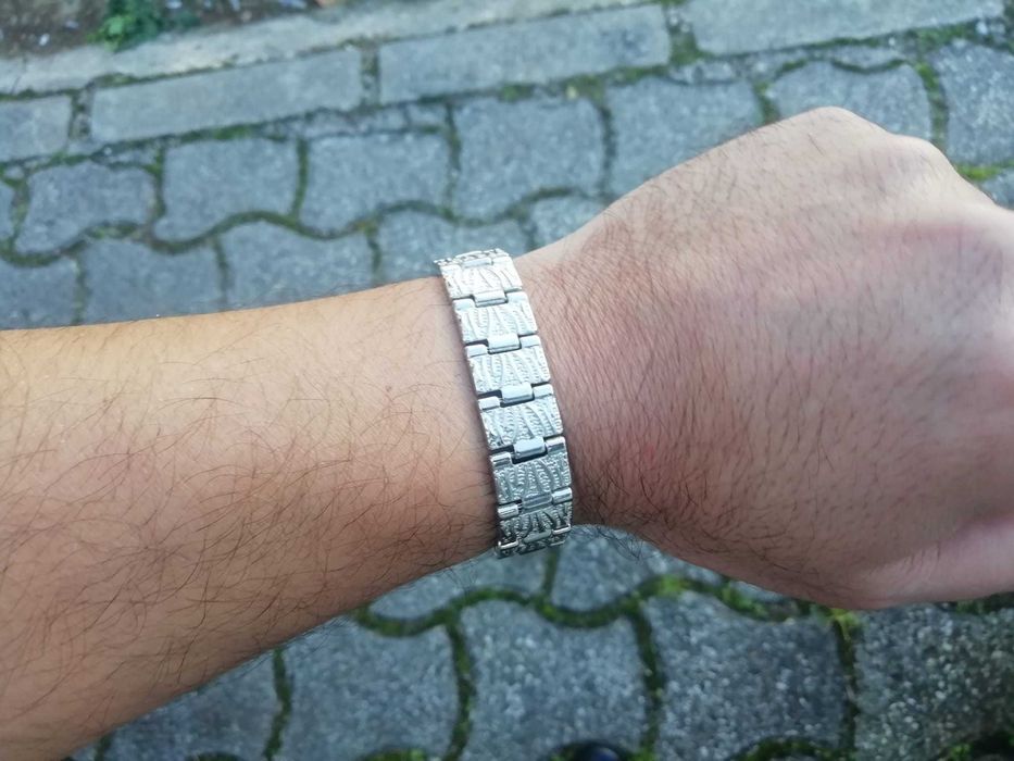 Pulseira Equilíbrio, Bio-Saúde (Nova) Prateada