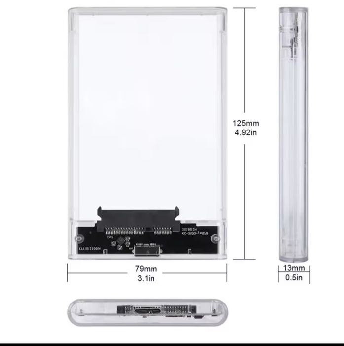 Caixa disco externo usb3.0 2,5"