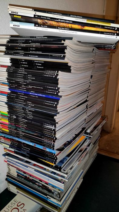 Coleção revista EDGE 200 revistas.