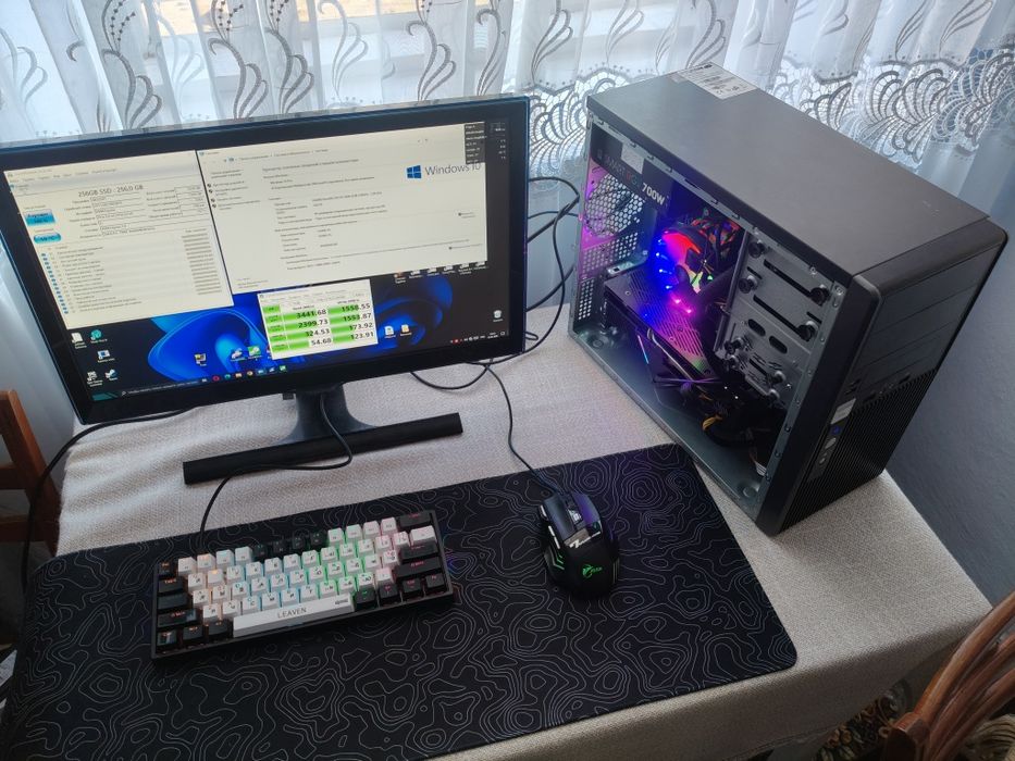 Ігровий комп'ютер ПК/ Rx5700 8gb/ 16gb ram/ ssd 256gb nwme/ xeon 2630