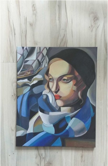 Sprzedam obraz Kobieta z łódkami- Tamara Łempicka