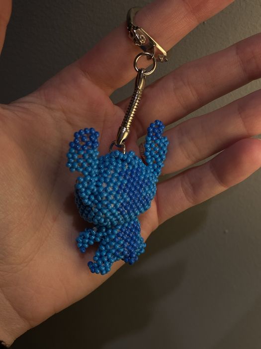 брелок стіч з бісеру.