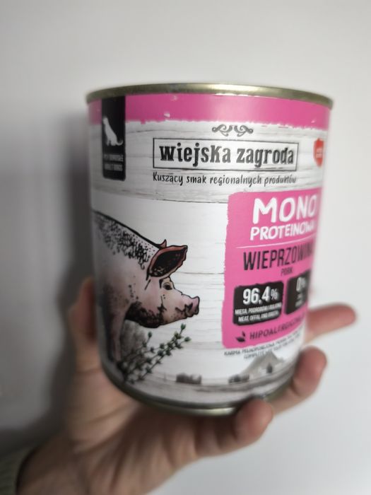 Karma monoproteinowa wieprzowina Wiejska Zagroda