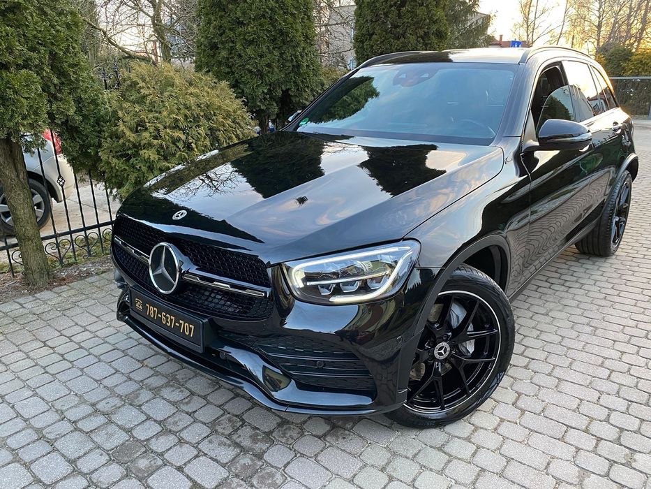 Mercedes-Benz GLC 2.0 DIESEL 194KM! 2022! AMG-Line Plus 4MATIC Czerwone Pasy HeadUp