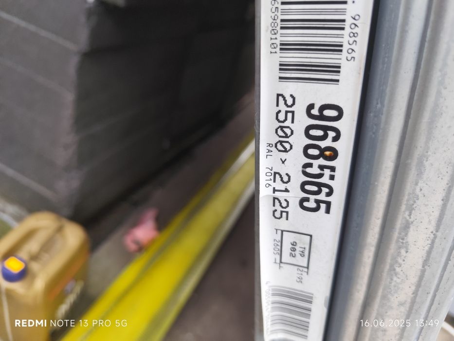 Brama garażowa anracyt