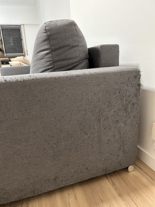 Doação Sofá com chaise e arrumação