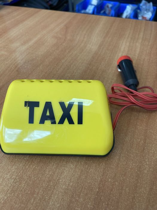 Шашка для таксі (TAXI LED T-008 (міні) (жовта) в5см*ш10см (від прикурю