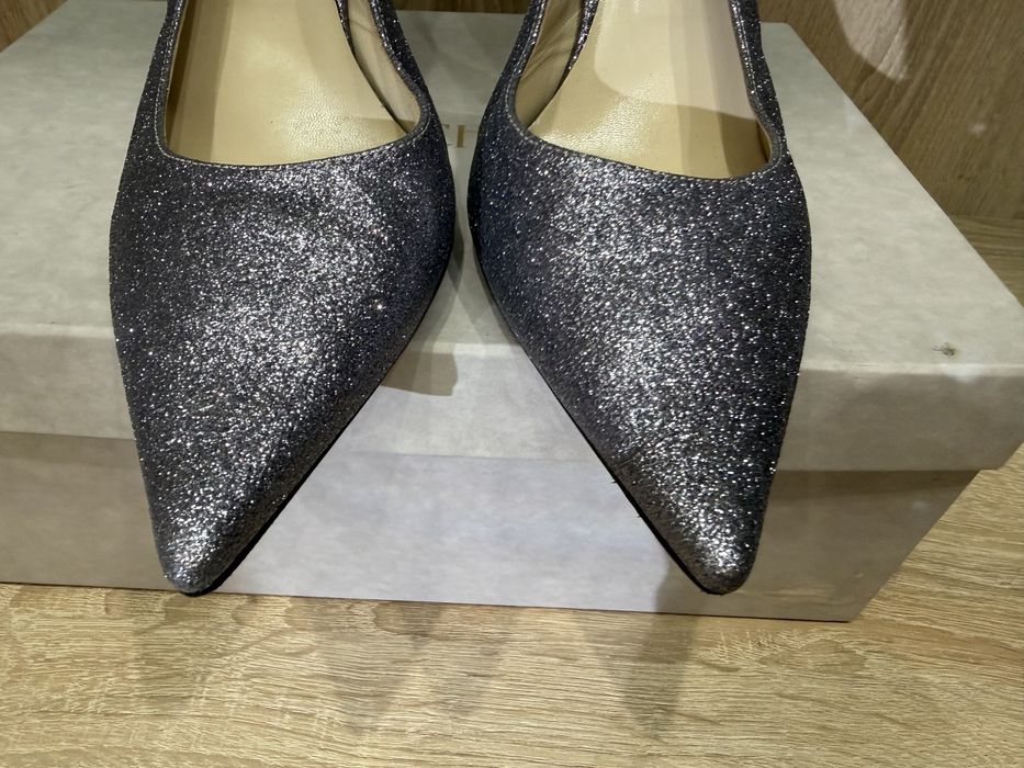 Каблуки Jimmy Choo Diamond Tilda leather heels